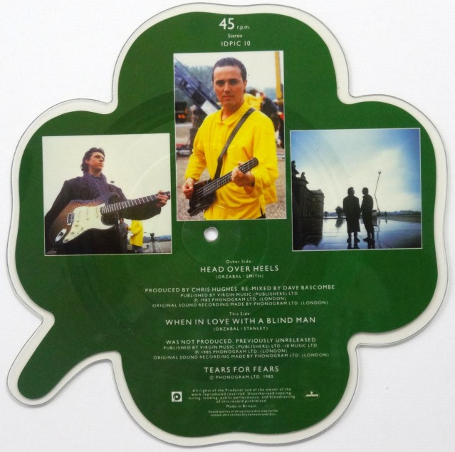 Tears For Fears Head Over Heels Picture Disc Back