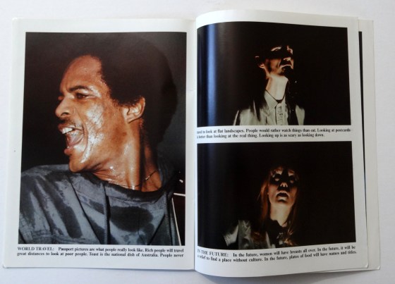 Talking Heads Stop Making Sense booklet