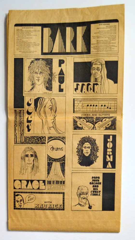 Jefferson Airplane Bark bag middle
