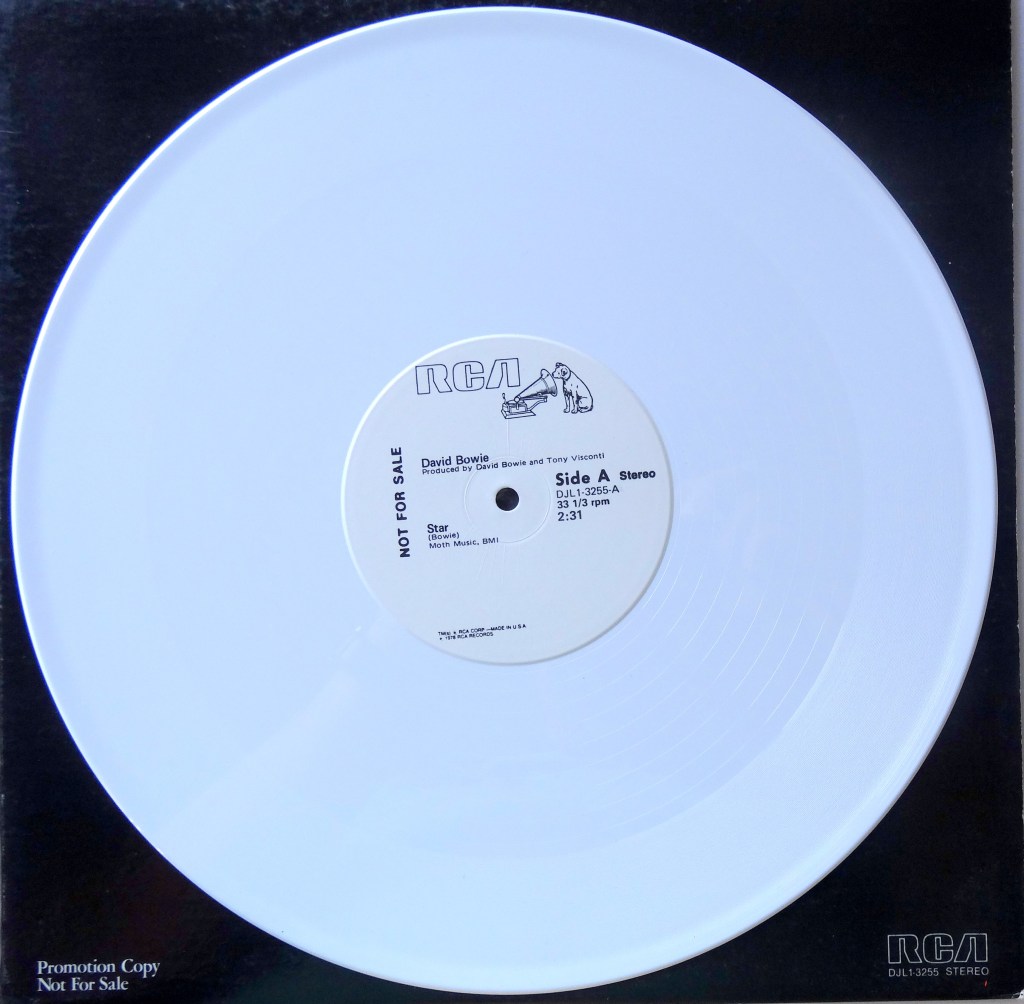 David Bowie Star White Vinyl
