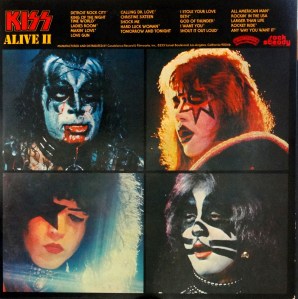 KISS Alive II back