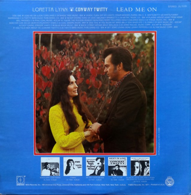 Conway Loretta Lead Me On back