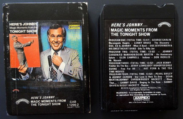 Tonight Show 8-Track front